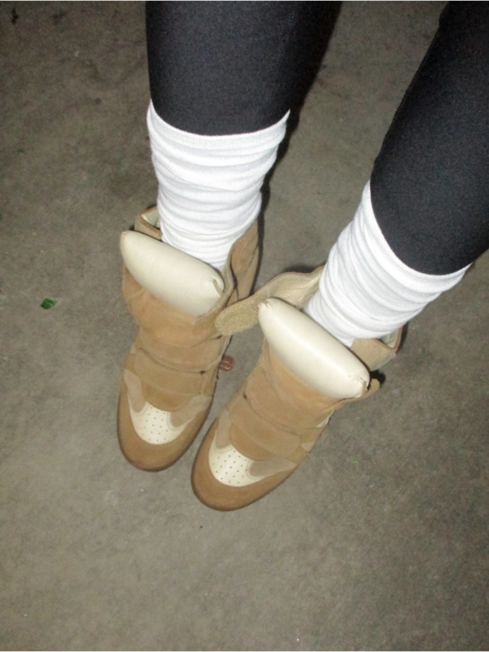Isabel Marant Bekett Wedge Sneakers – Light Brown Suede (EU 38/US 7)